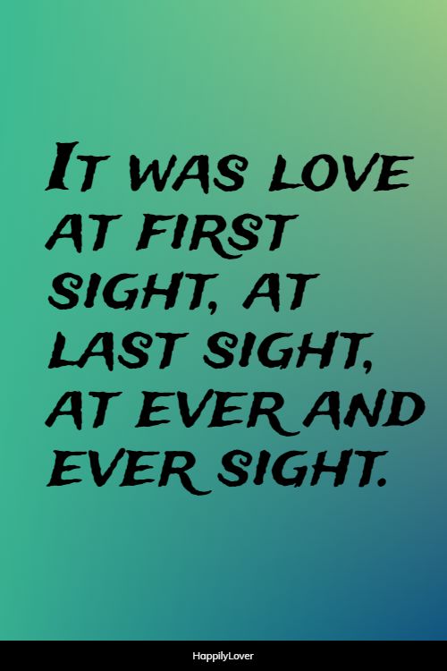 first romantic love quotes