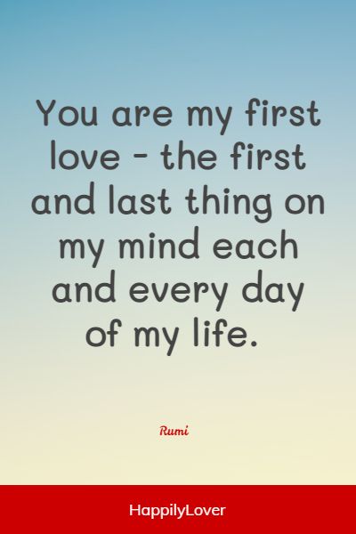 meaningful first love quotes
