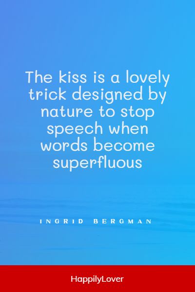 best kiss quotes