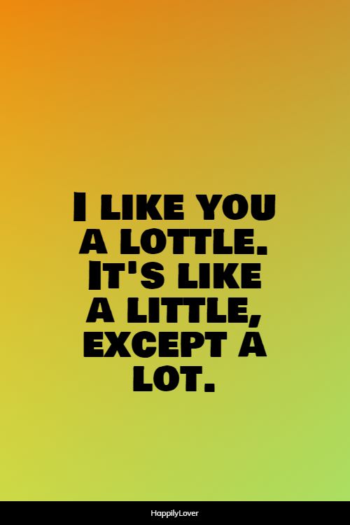cute i like you quotes