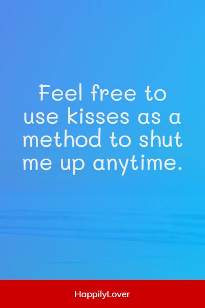 cute kiss quotes