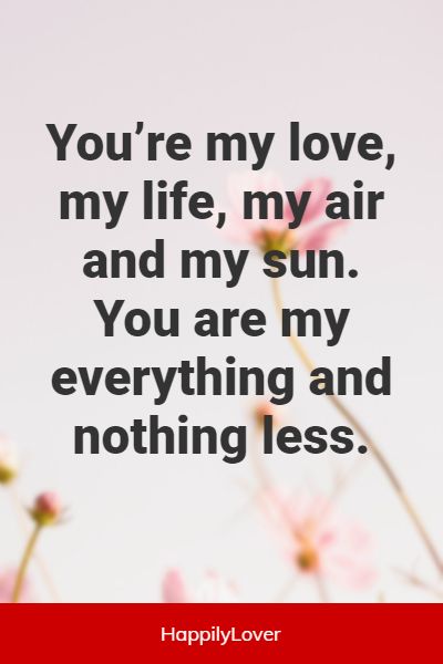 cute love of my life quotes