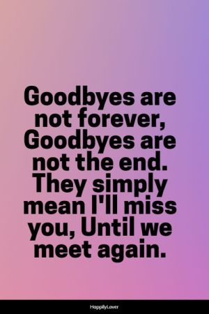 81+ Meaningful Goodbye Quotes to Say Farewell - Happily Lover
