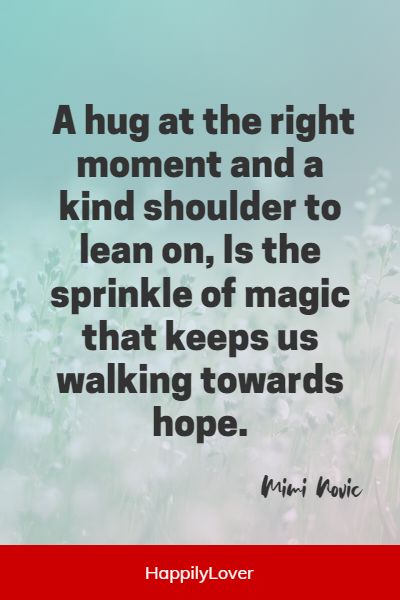 meaningful hug quotes