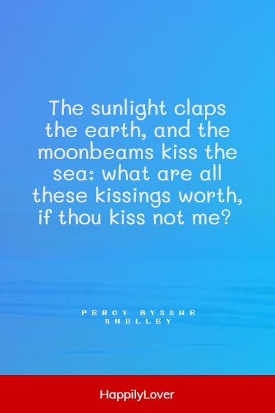 romantic kiss quotes