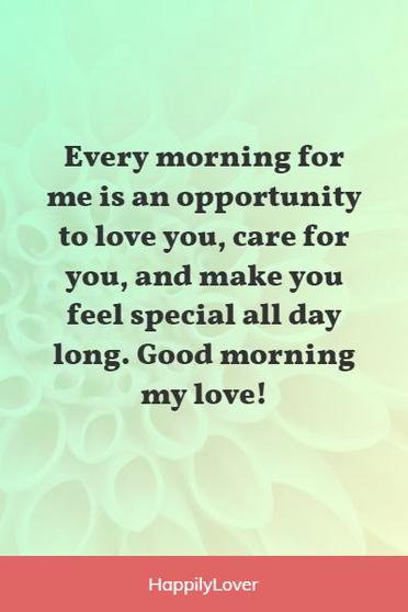 sweet sayings for her in the morning