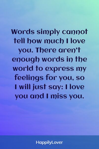 best missing you text messages for lover