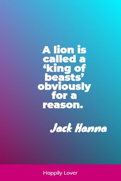 lion quotes