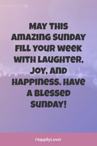 sunday blessings quotes