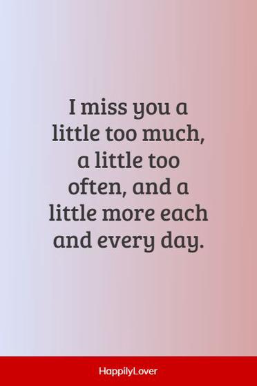 192+ Cute Missing You Quotes To Say I Miss You - Happily Lover