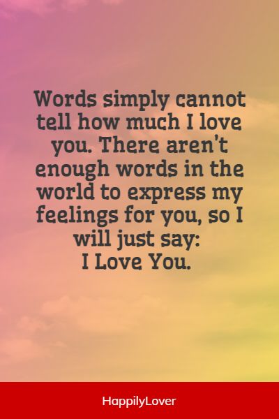 lovely i love you quotes