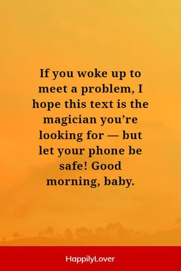 146+ Funny Good Morning Text Messages For Her - Happily Lover