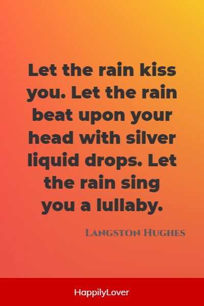 beautiful rain quotes