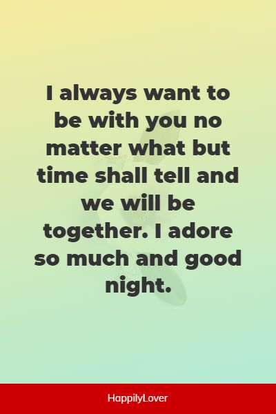 romantic good night messages for him