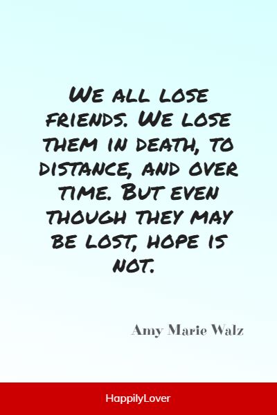sad losing friends quotes