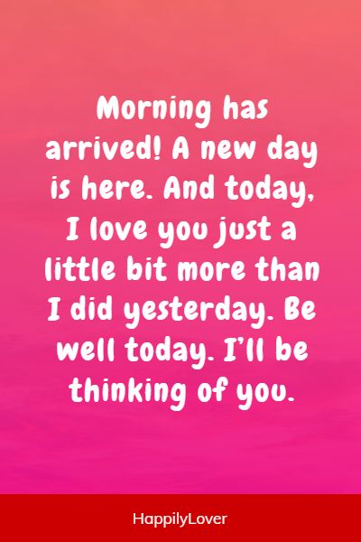 cute good morning love paragraphs for him to wake up to