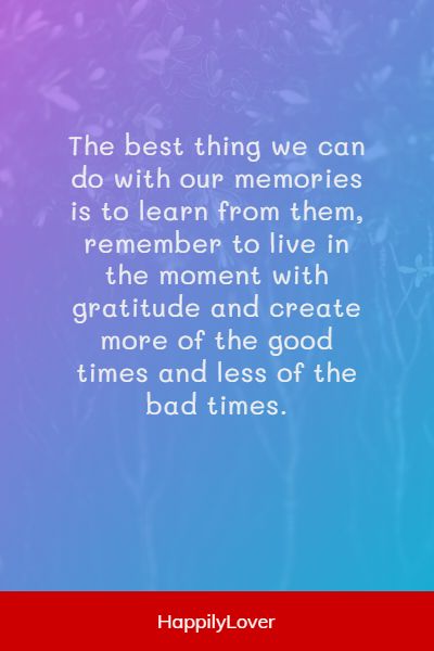 meaningful memories quotes