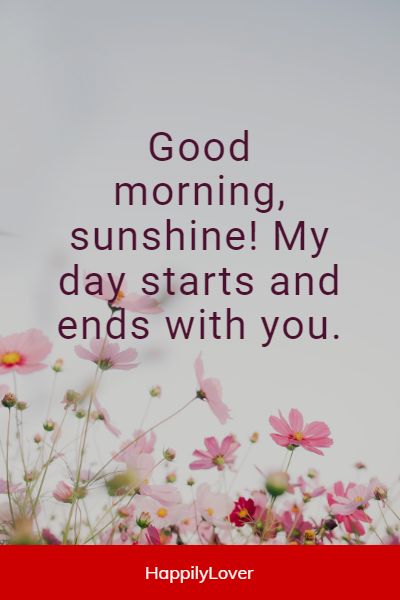 best flirty good morning messages for him