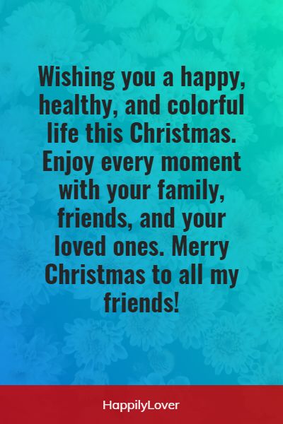 christmas messages for friends