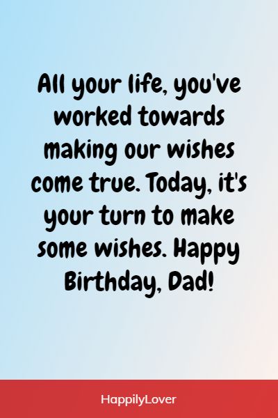 happy birthday dad messages