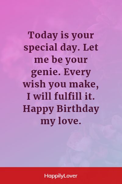 sweet hapy birthday wishes for lover