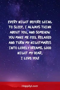97+ Romantic Good Night Love Quotes For Her - Happily Lover