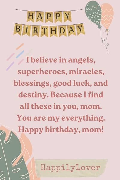 birthday message for mom