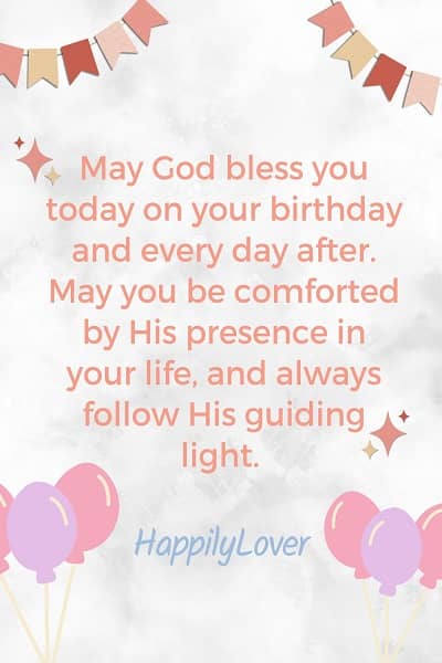 blessings on your birthday