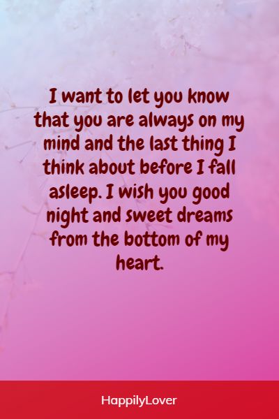 cute goodnight love quotes for him