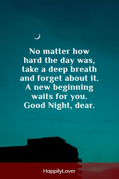 sweet good night sleep well messages