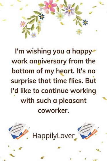 happy work anniversary quotes funny