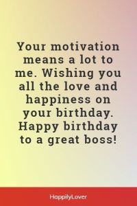 185+ Best Birthday Wishes For Boss: Creative Messages - Happily Lover