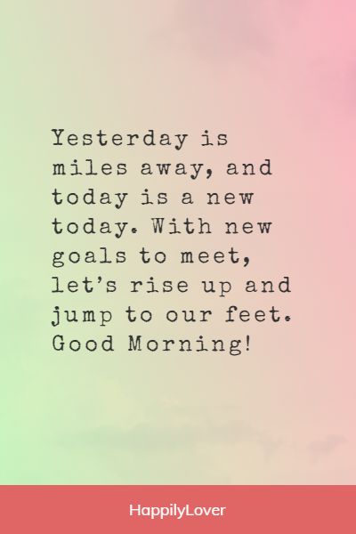 good morning motivational message