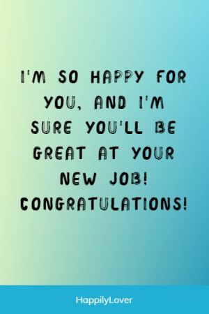 146+ Congratulations For New Job: Best Wishes & Messages - Happily Lover