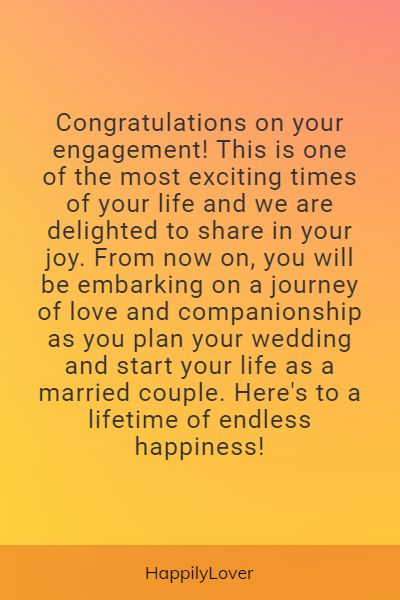 best engagement wishes