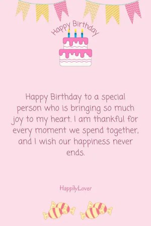 172+ Romantic Happy Birthday Wishes for Girlfriend - Happily Lover
