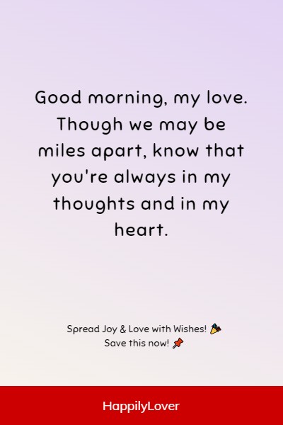 good morning wishes for my husband