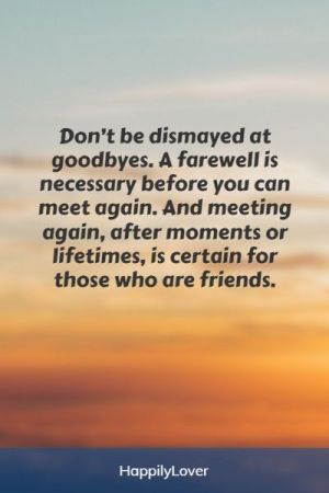 112+ Goodbye Quotes For Friends & Farewell Messages - Happily Lover