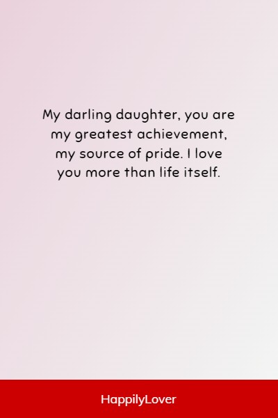 i love you daughter