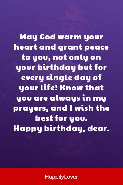 religious birthday wish