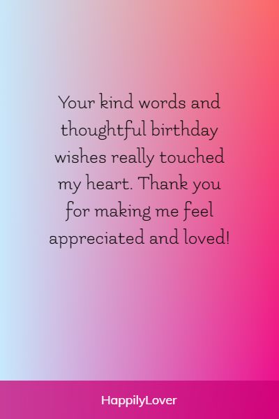 thank you birthday message to family and friends
