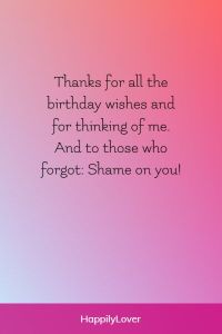 142+ Ways To Say Thank You For Birthday Wishes - Happily Lover
