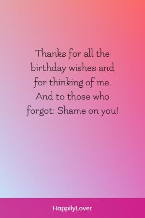 142+ Ways To Say Thank You For Birthday Wishes - Happily Lover