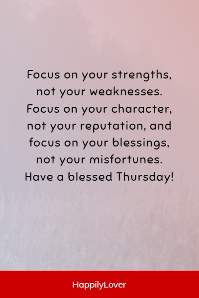 thursday good morning messages