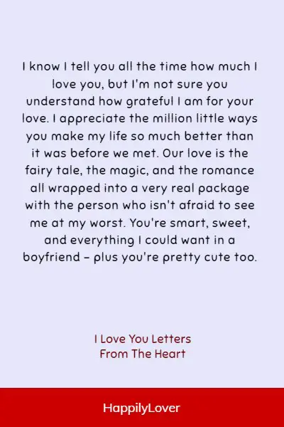 letter for boyfriend