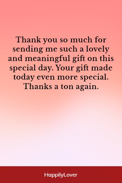 beautiful thank you messages for gifts