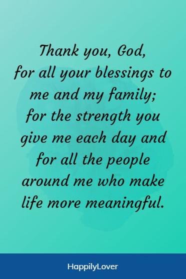 112+ Thank You God Messages & Quotes - Happily Lover