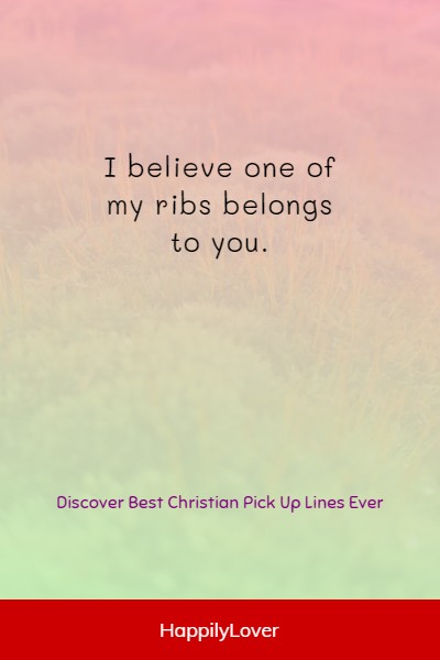 christian pick up lines