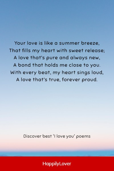 cute i love you poem