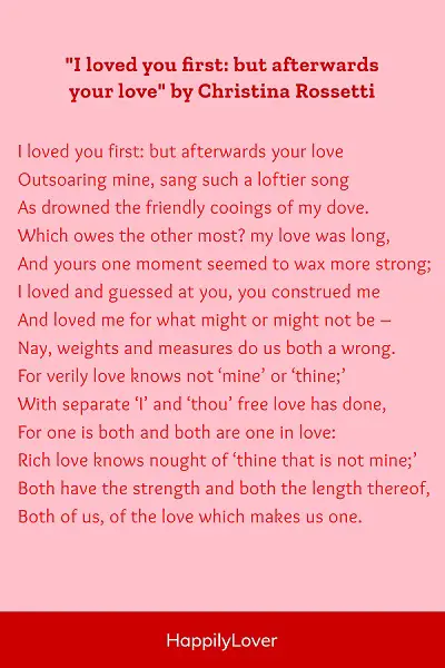 love poems you should know